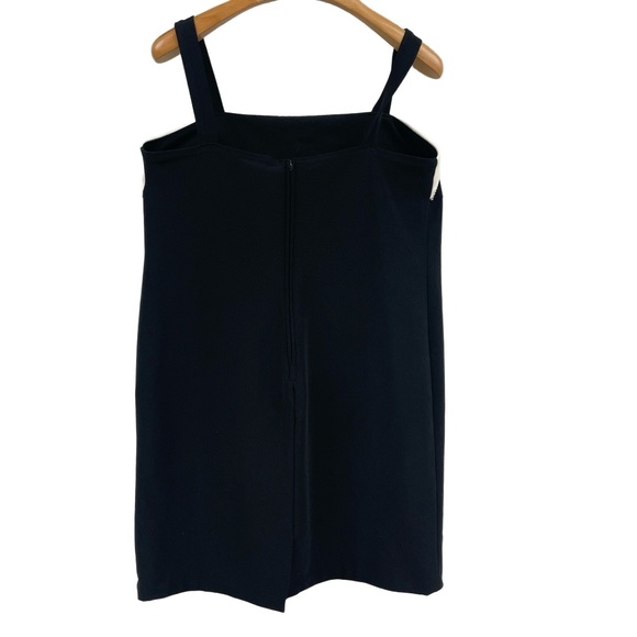 ONYX NITE by WENDYE CHAITIN Black Rhinestone Clubwear Mini Dress 16 vintage‎ y2k - Picture 8 of 14